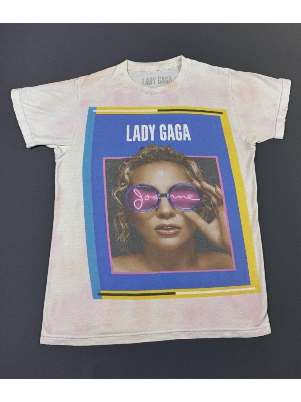 Y2K Lady Gaga Joanne Music Band Concert Tour Promo Art Small Shirt